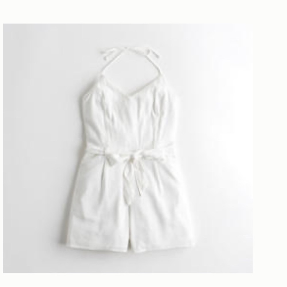 Hollister - Belted Halter Romper
